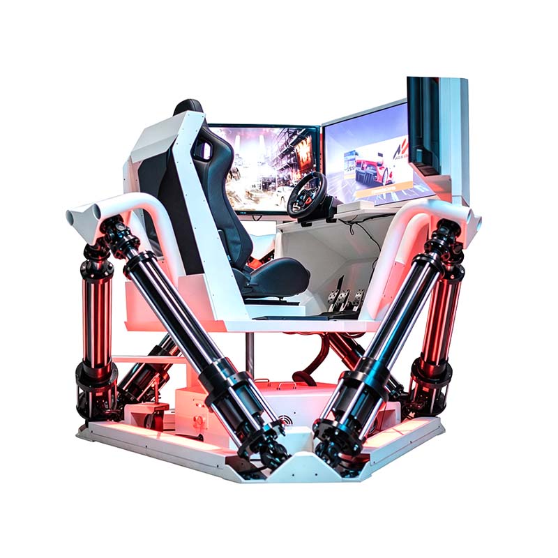 Simulateur de course à mouvement à 6 axes avec deux sièges